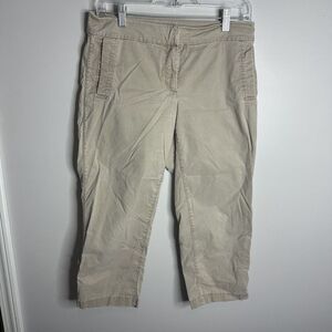 Women's Eileen Fisher Size‎ PS Khaki Capri Dress Pants